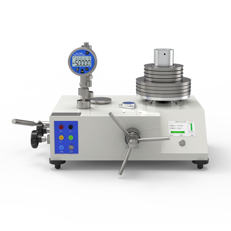 自旋式活塞压力计